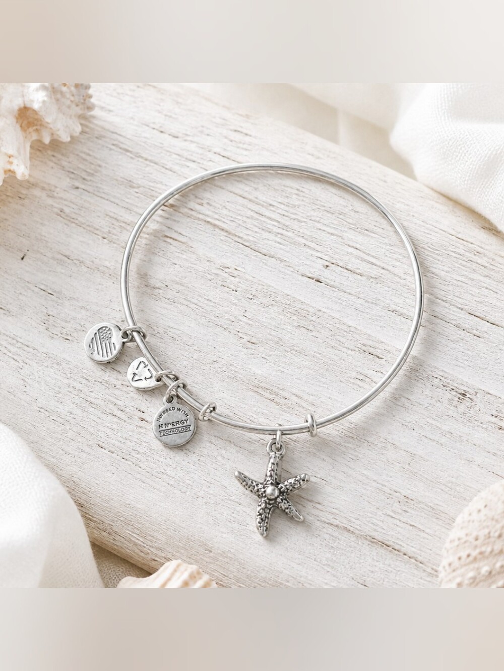 ALEX AND ANI Starfish Charm Bracelet GUC